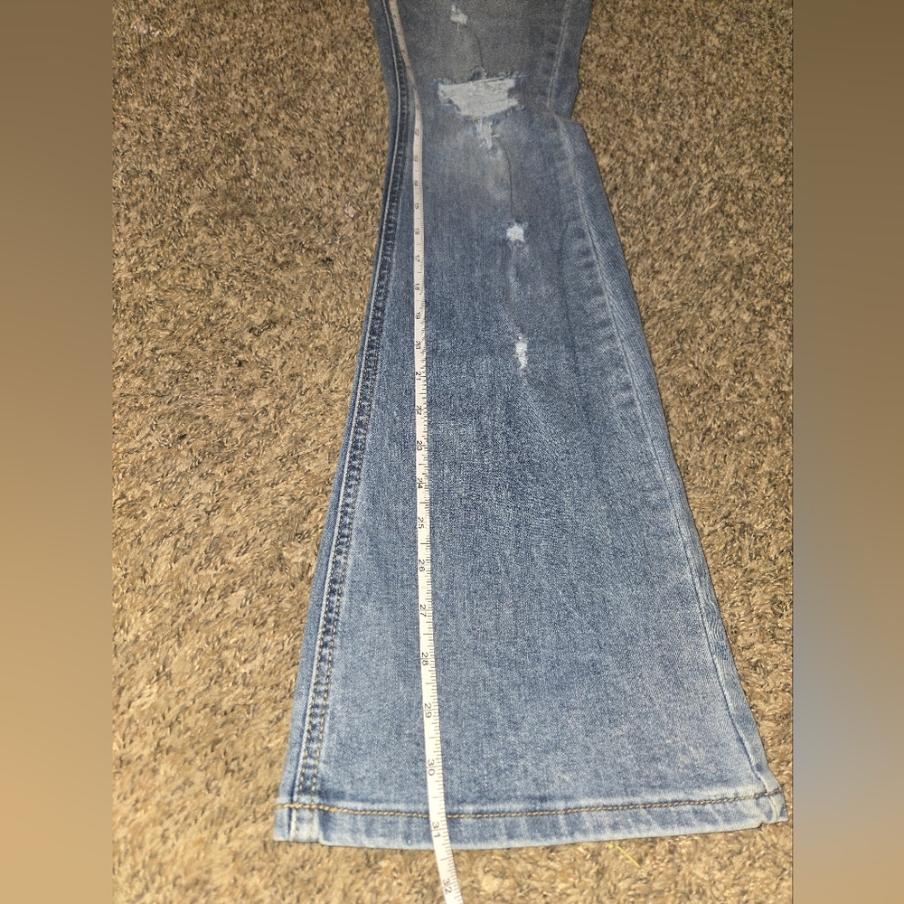 Classic Blue Flare Jeans for Women - Picture 8 of 8